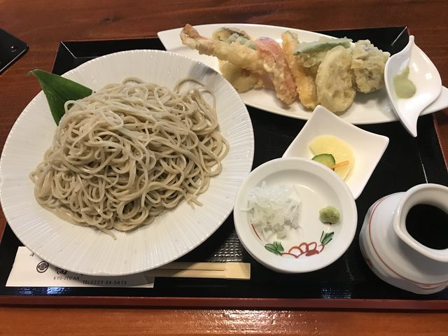 天ぷら蕎麦。大盛り
_蕎壽庵