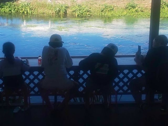 清流を眺めながら_菊水苑