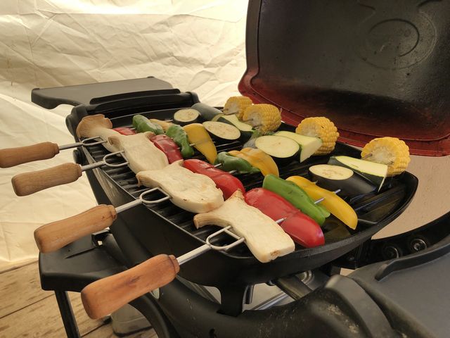 BBQセットの野菜です_The Forest Garden KIMINOMORI ザ フォレスト ガーデン キミノモリ