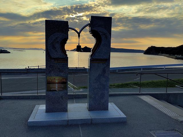 夕陽が綺麗でした。_道の駅 阿武町