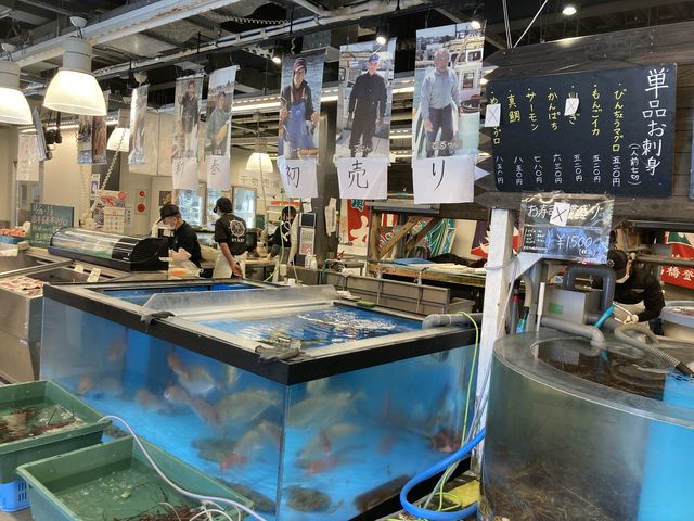 食べたい物が水槽にいっぱいありました_フィッシャーマンズワーフ白浜
