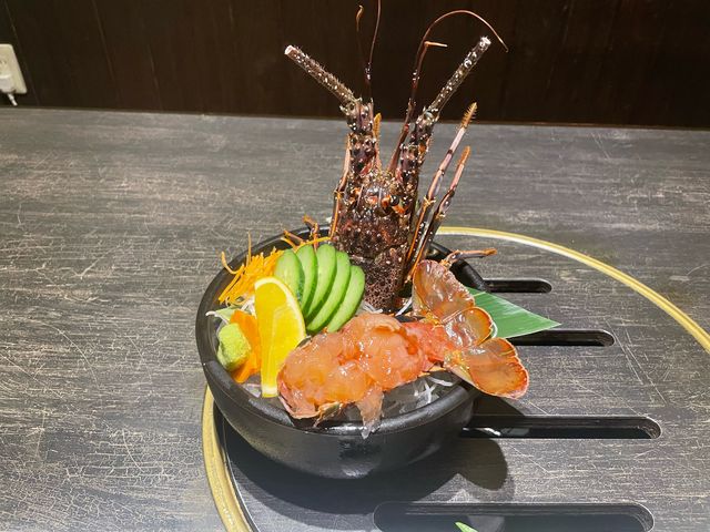 伊勢エビの刺身_十兵衛うどん