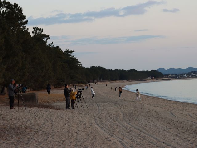 光市 室積海岸_室積海岸夕日