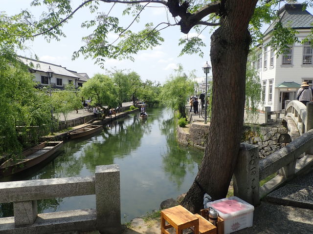 くらしき川舟流し