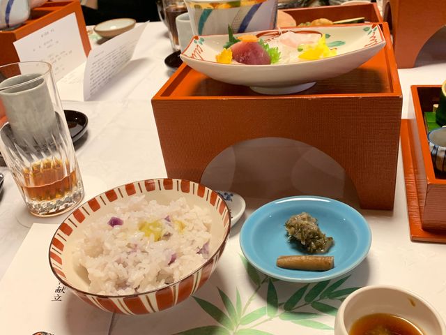 さつまいもご飯_菊華荘