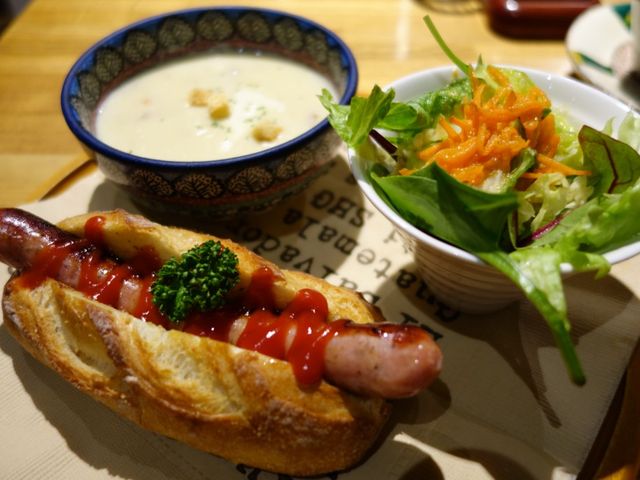 選べるスープセット(クラム チャウダー)_サザコーヒー 本店