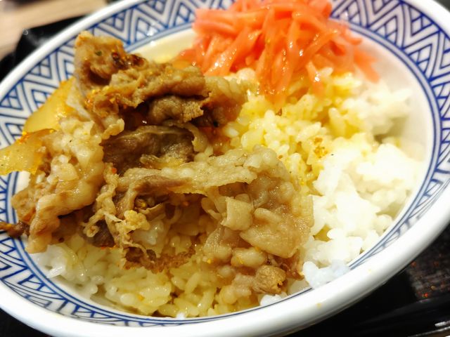 牛肉と紅生姜オンザライス_吉野家岐阜六条店