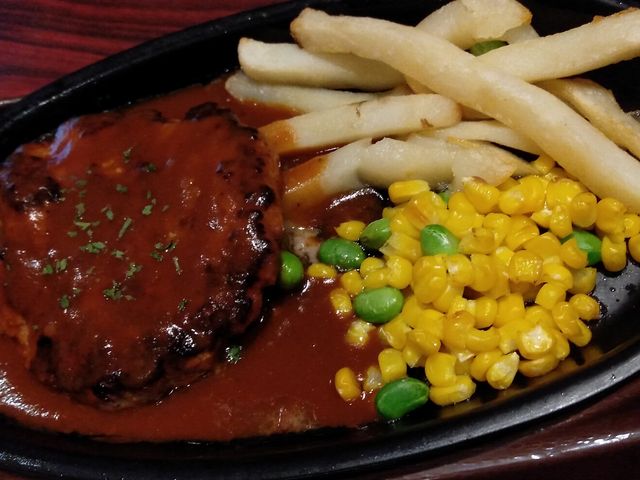 ハンバーグステーキ_ガスト 静岡下川原店