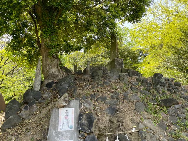 瓦割桃300円!_上之村神社・大雷神社