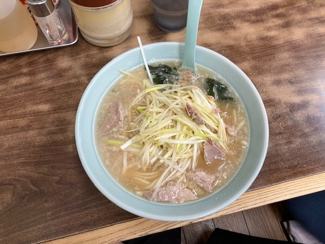 定番のねぎラーメン_ラーメンショップニューシャトル宮原店
