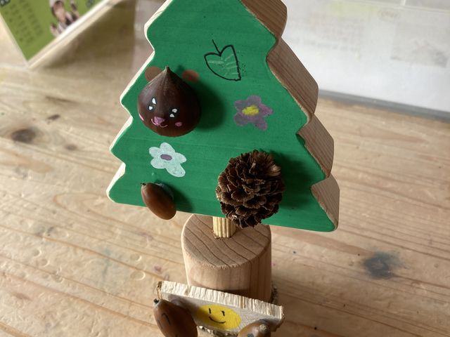 森のおきものを作りました。_ネイチャーキッズ森の家
