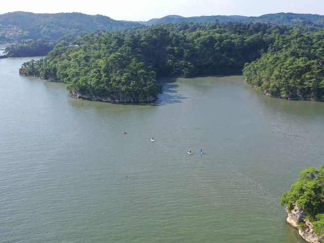 お天気がよかったので、ドローンで撮っていただきました!_野遊
