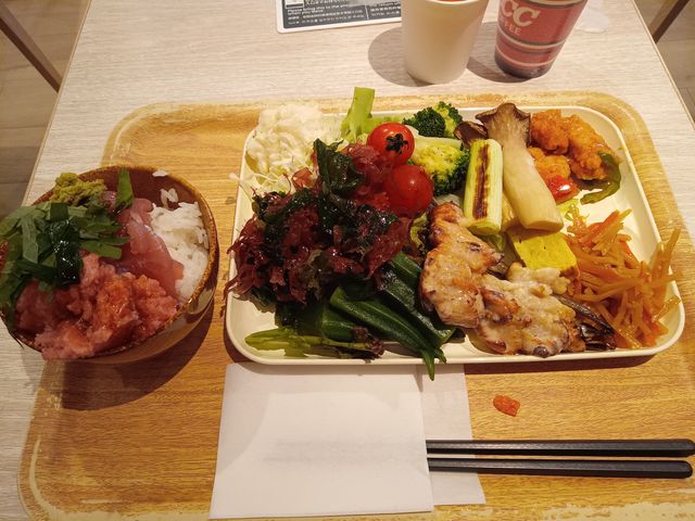 お腹いっぱい食べました_ベッセルイン千葉駅前