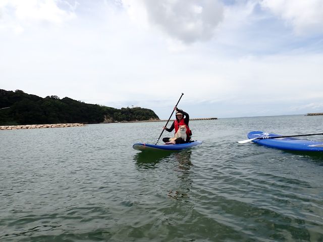 ゆっくり海へ_イザナギSUP