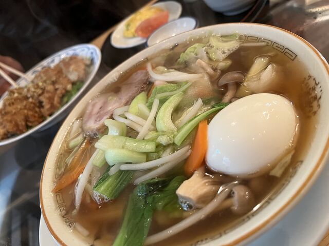 五目そばセット_山形屋中華食堂