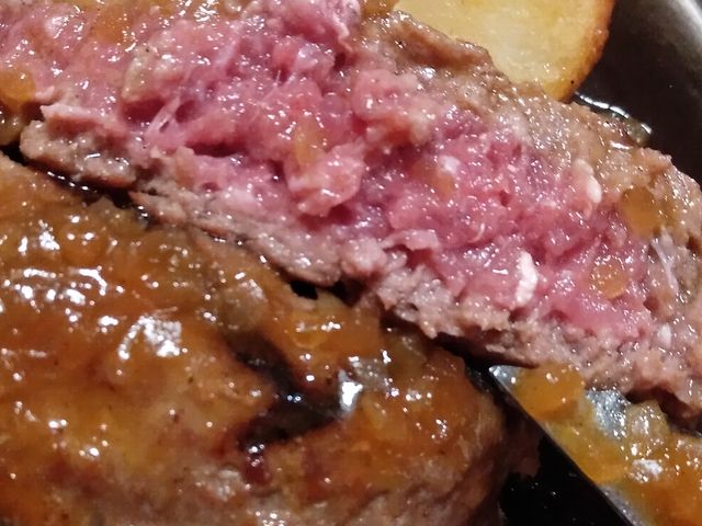 げんこつハンバーグ_炭焼きレストランさわやか 吉田店