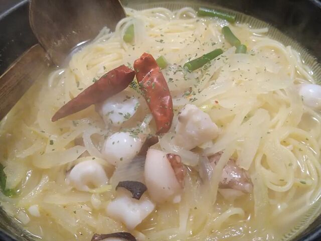 たことニンニク_お好み焼きえせんし屋伊勢崎店