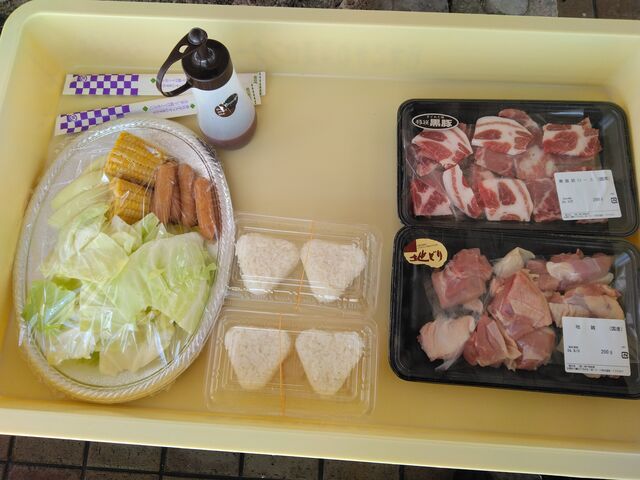BBQのメニュー_朽木こがわ渓流センター