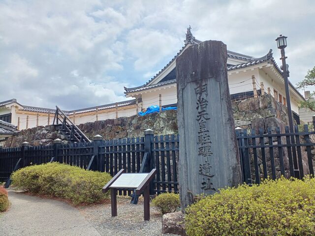 石碑_明治天皇駐蹕遺址の碑