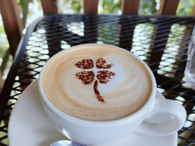 食後にカプチーノ_阿里山cafe