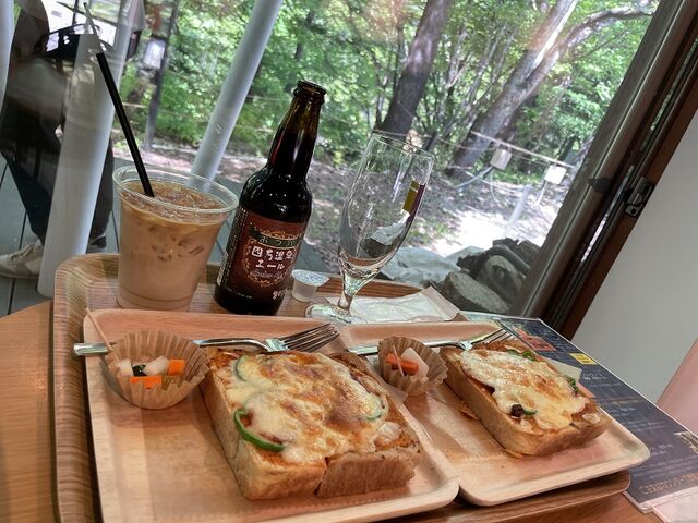 ピザトースト_森のカフェ KISEKI