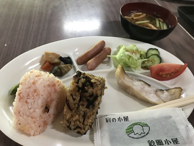 ホカホカの朝ご飯_乗鞍岳・肩の小屋
