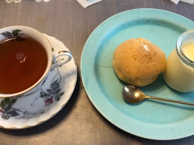美味しいスイーツをみんなで頂きました。_焼菓子・アイシングクッキー教室 maaru