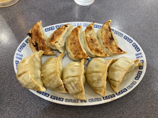 焼餃子と揚げ橋座です_味一番 宇都宮