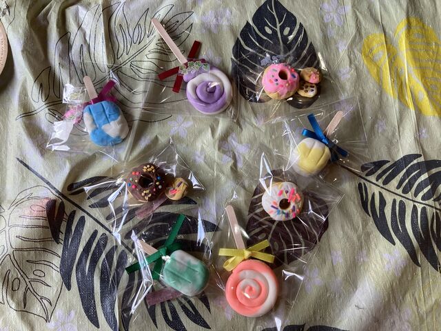 1人4つ作れました(^^)_アロマと手作り石けん教室 風香