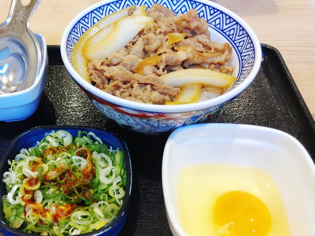 吉野家の牛丼_吉野家竹の塚駅前店