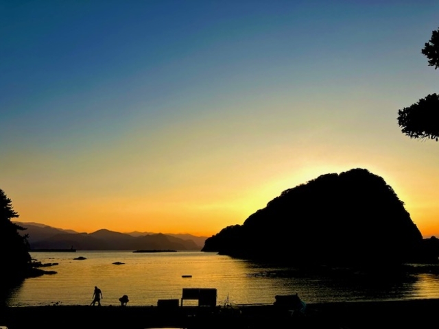 黄昏タイム_今子浦海水浴場