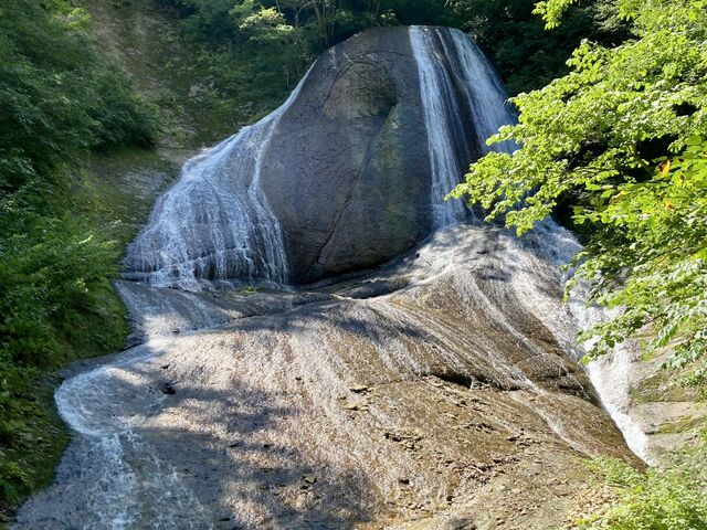 ほんとにスヌーピーに見えました_みろくの滝