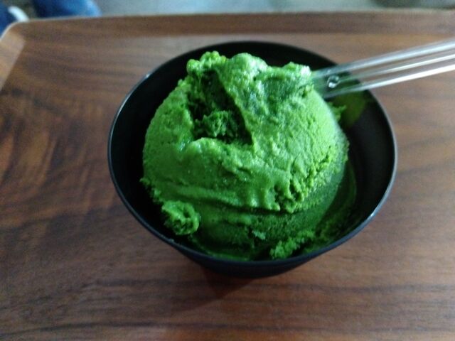 普通の抹茶ジェラートカップ360円_ななや 静岡店