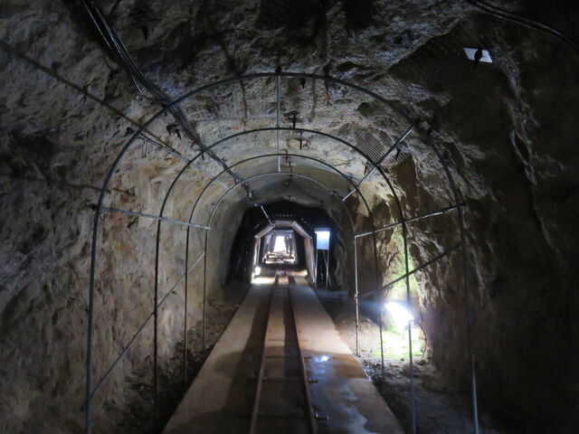 石川県立尾小屋鉱山資料館・尾小屋マインロード