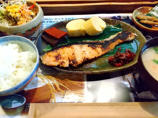 西京焼ランチ おいしくいただきました_美冨久酒造