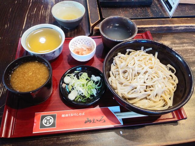 辛めの大根おろしとコシのある蕎麦がとても美味しかったです。_うどん坊 山むろ