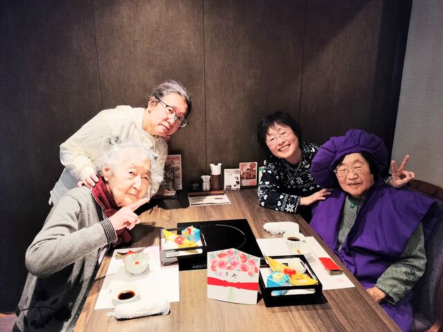 母の卒寿のお祝い_木曽路 東名店