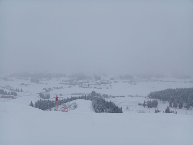 約500m程あるゲレンデは、圧雪、非圧雪と、楽しめます。_薬師スキー場