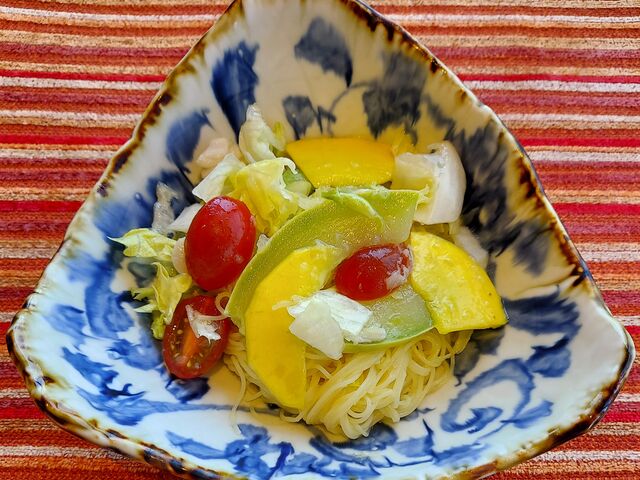 冷製パスタ 絶品!_仁木家 Ristrante Pizzeria イタリア料理