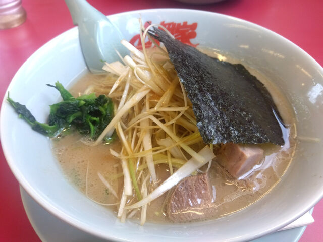 ネギラーメン_ラーメン山岡家 常陸大宮店