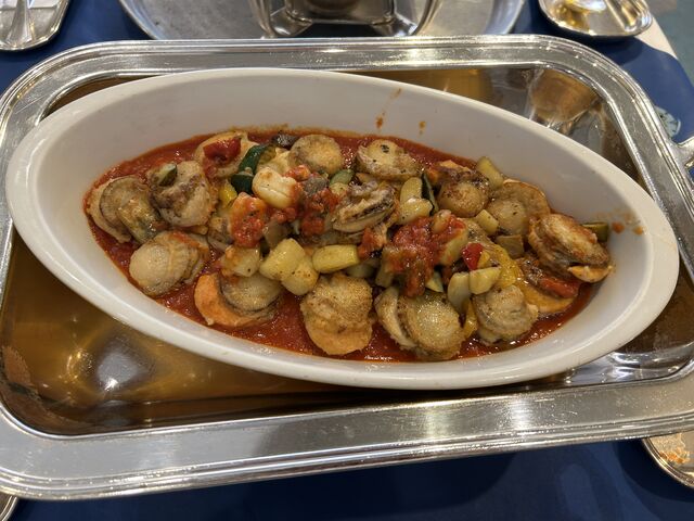 ホタテ料理_オークラ千葉ホテル レストランセブンシーズ