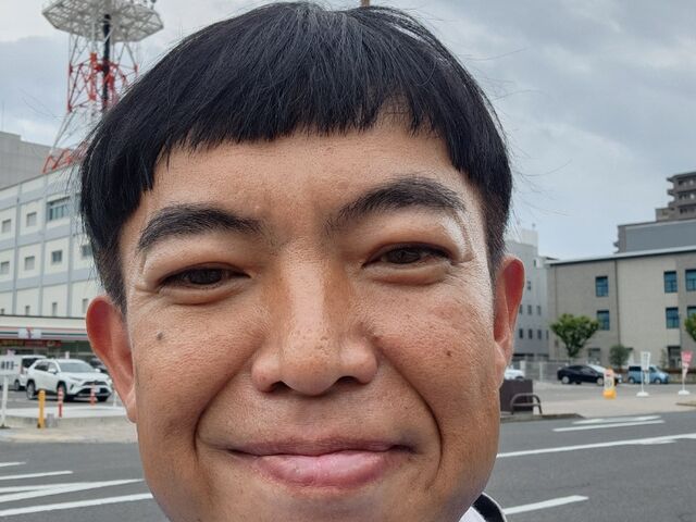 今回のベストショットらしい(笑)_丸亀城お笑い人力車