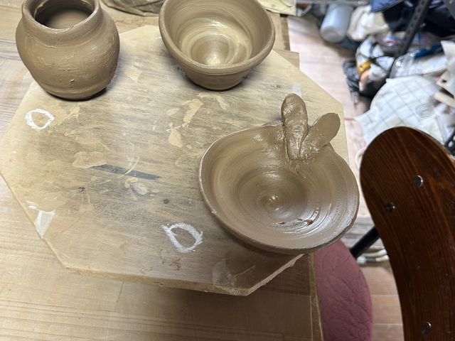焼き上げ前_陶芸教室 陶八さん
