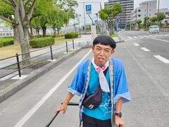 丸亀城お笑い人力車の写真3