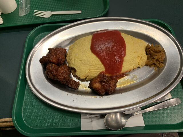 チャイズチキンオムライス_ラッキーピエロ 昭和店