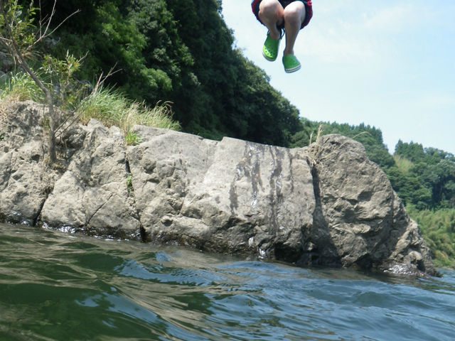 江の川を満喫できます。_カヌーの里おおち