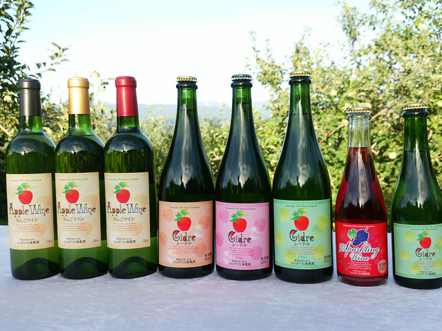 オリジナルシードル・りんごワイン販売中!_マルダイ大場農園