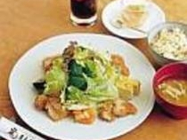 ランチ『黒豚のカツセット』は人気メニュー_あえん 伊勢丹会館店