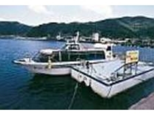 2時間の船旅は景色もいいしとっても快適_観光船 かのこ