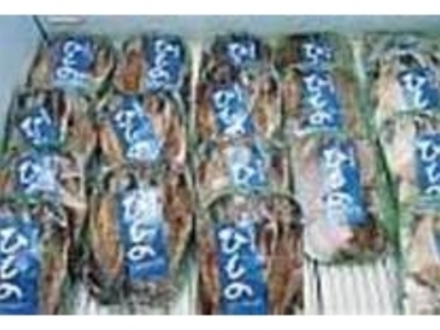 干物の種類はアジ、エボダイ、イカなど_仁科浜漁協直売所